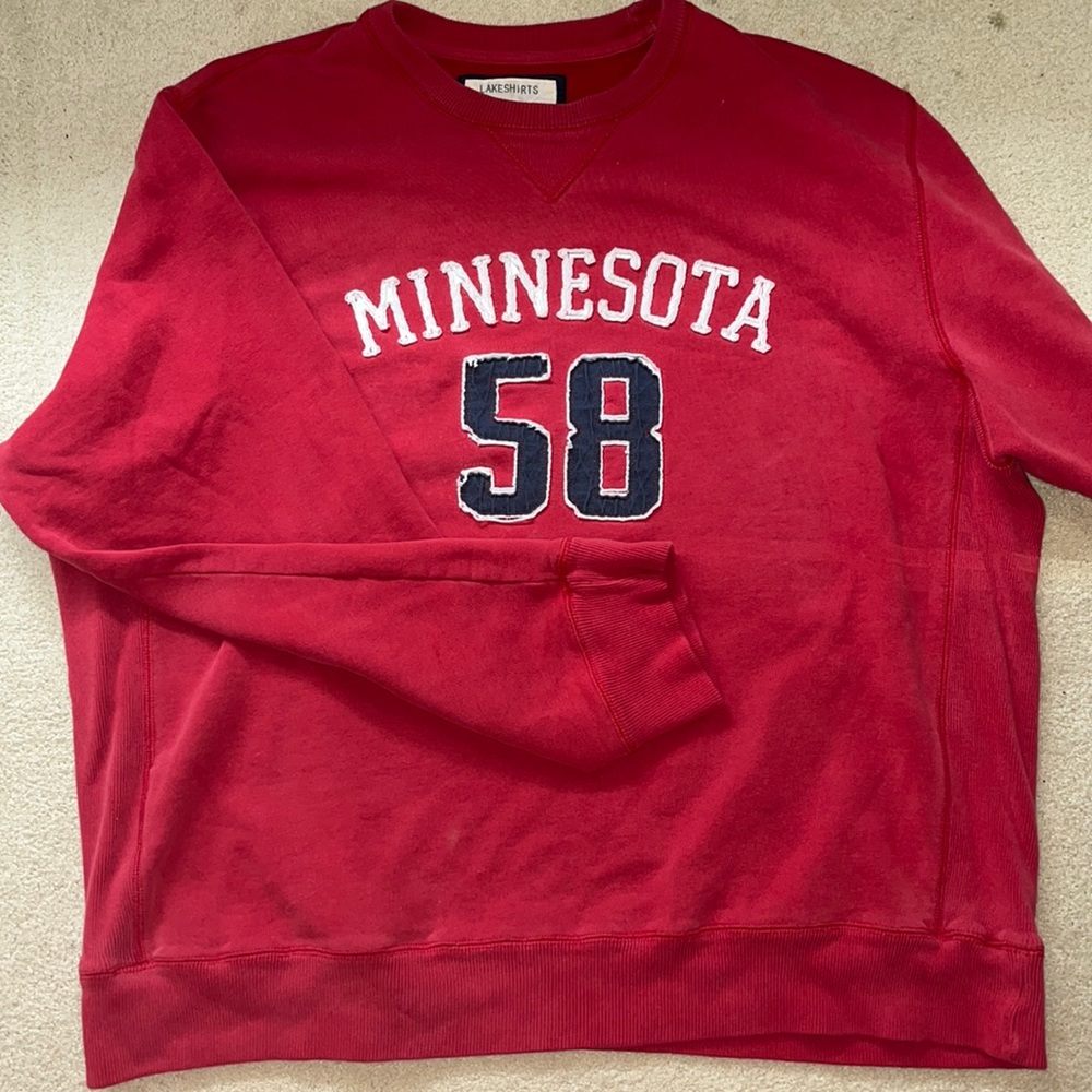 Minnesota oversized crew neck sweatshirt